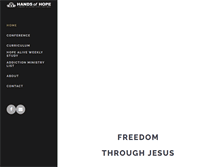Tablet Screenshot of handsofhope.cccm.com